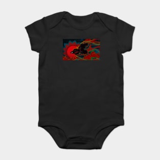 Fire fish Baby Bodysuit